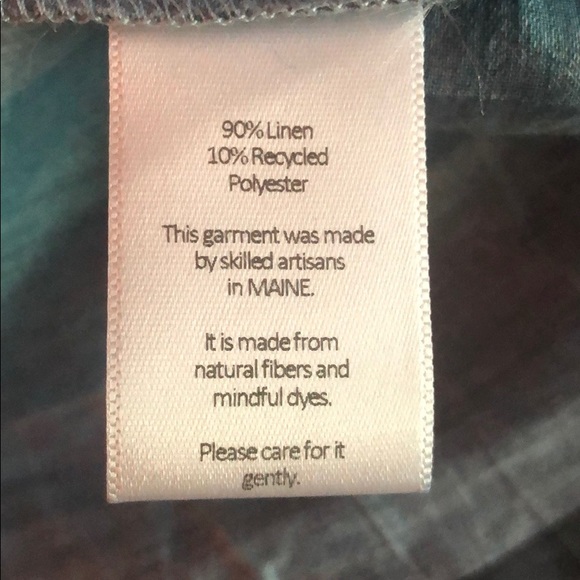 NWOT Nuthatch classic with a twist front placket striped linen dress - Picture 8 of 8